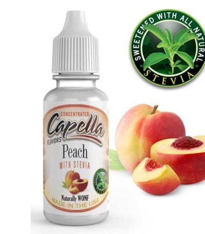 Capella Peach med Stevia - 13 ml